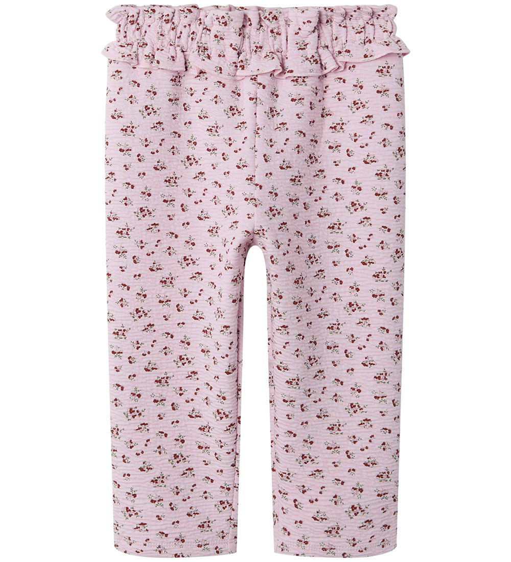 Name It Trousers - NmfTolly - Wiinsome Orchid w. Flowers