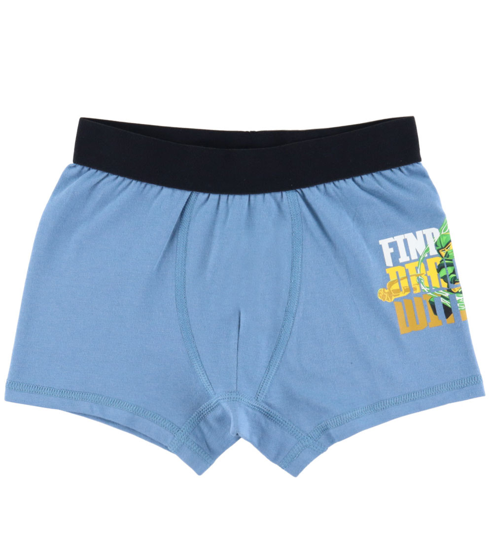 LEGO® Ninjago Boxers - LWAgan - 3-Pack - Dark Navy/Light Blue/G