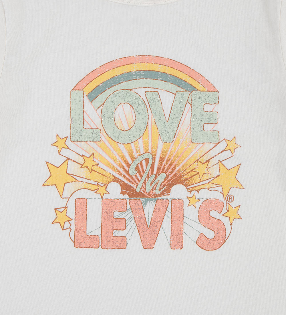 Levis Stuttermabolur - Gardenia/Love