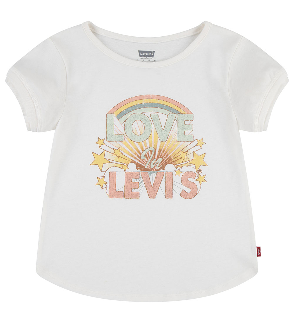 Levis Stuttermabolur - Gardenia/Love
