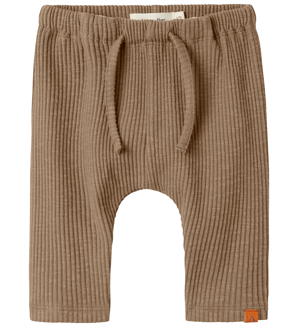 Lil' Atelier Trousers - Rib - NbmRajo - Petrified Oak