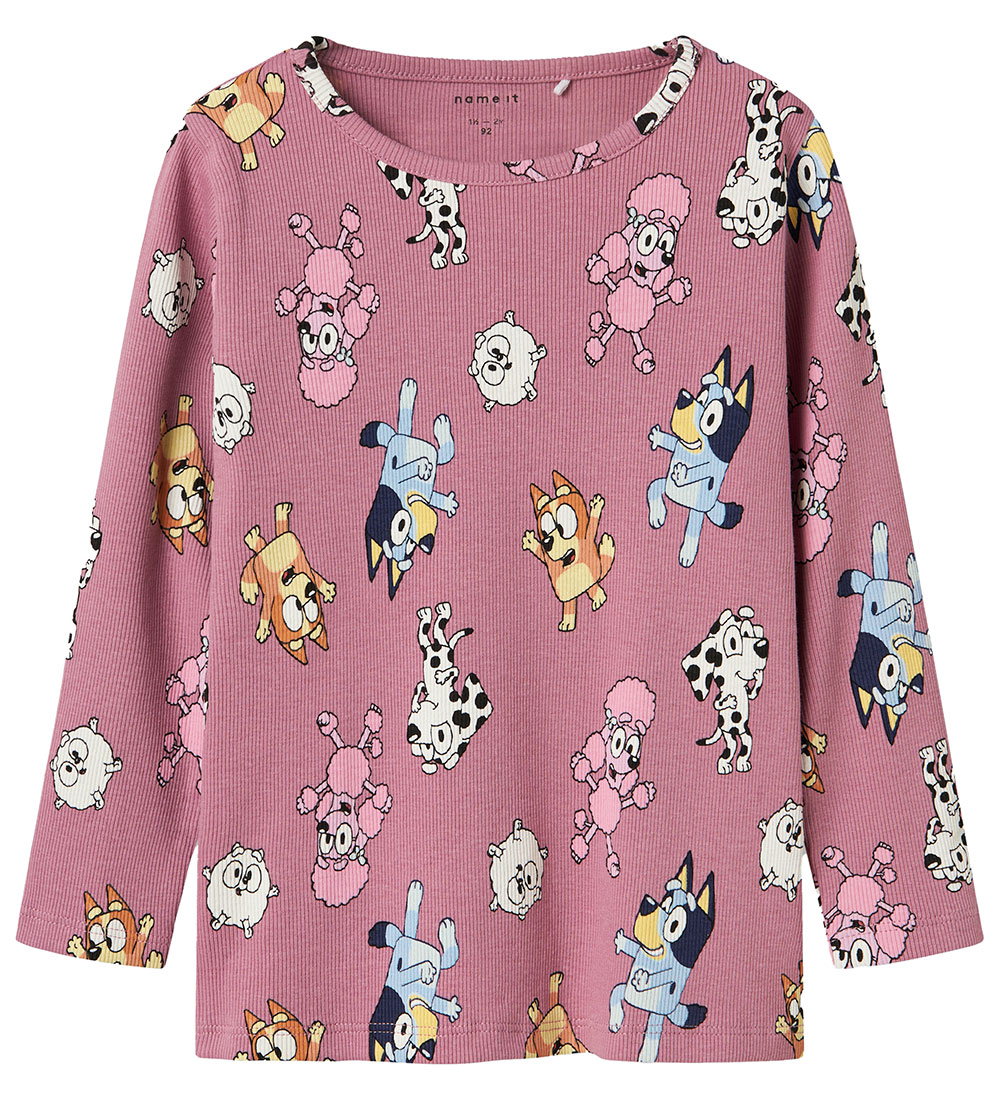 Blouse Name It - NmfNina - Bleu - Mauve Orchid