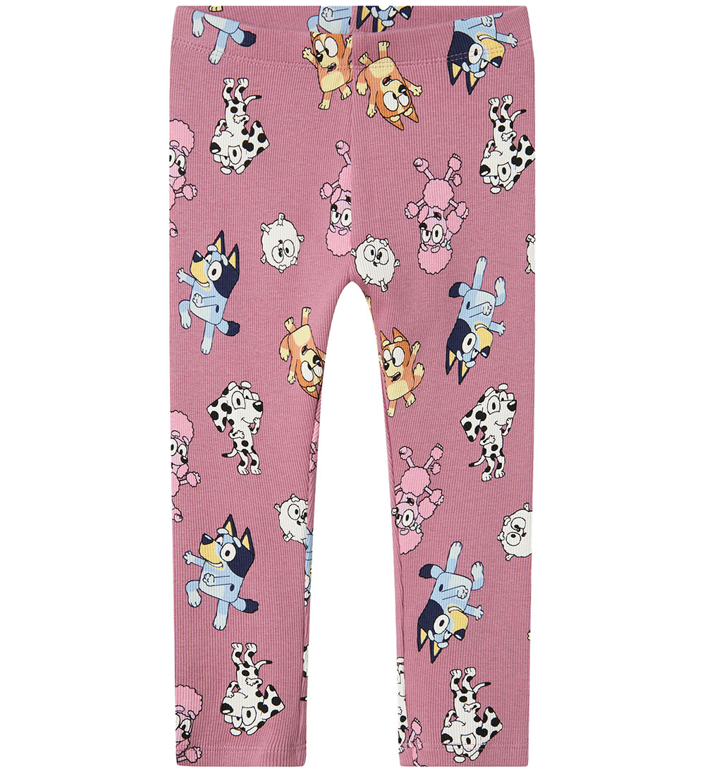 Leggings Name It - NmfNina - Bleu - Mauve Orchid