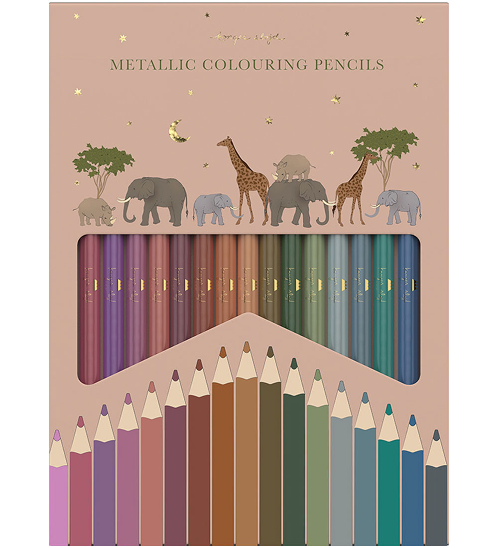 Konges Sløjd Colouring Pencils - 18 pcs - Multi