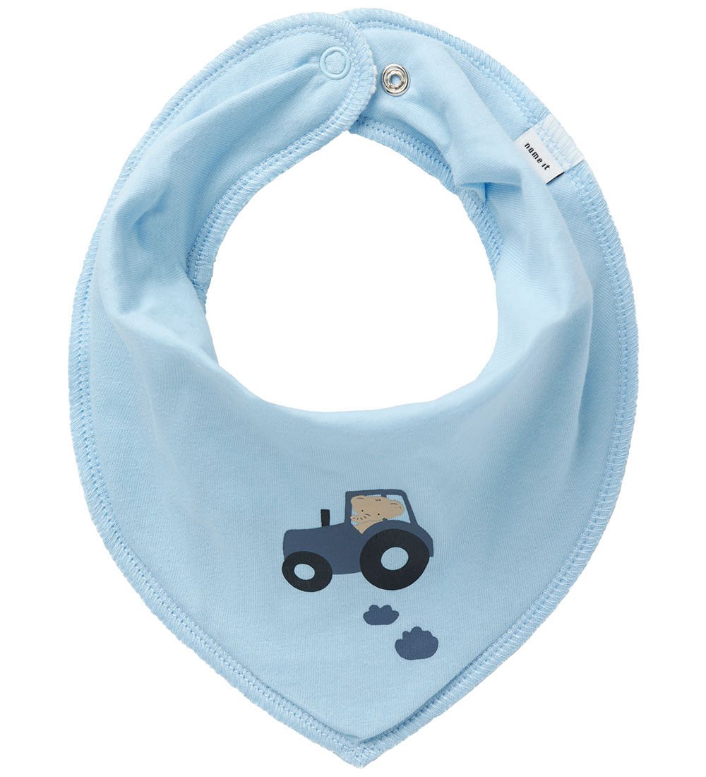 Name It Bibs - 2-Pack - NbmYasimbimon - Cerulean w. Print