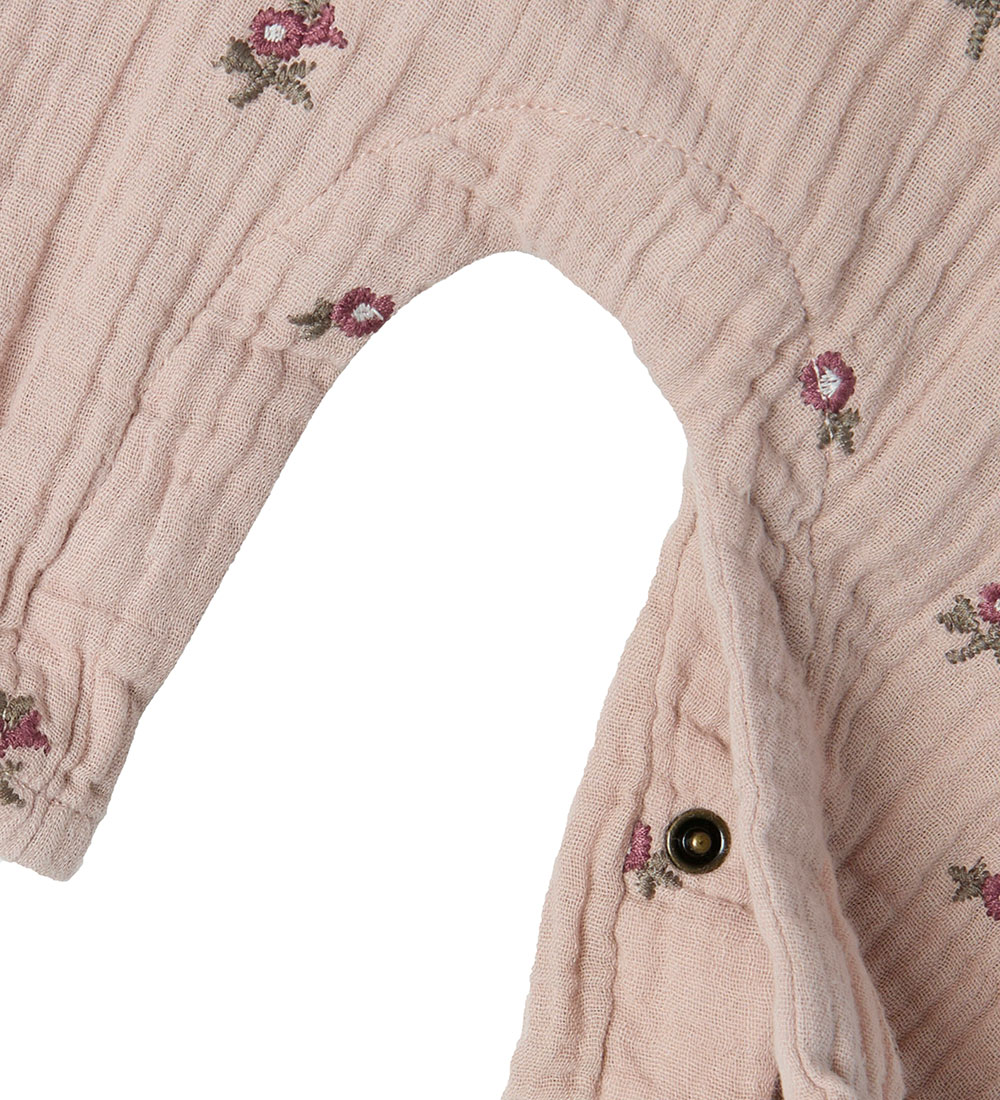 Lil' Atelier Overalls - Muslin - NbfTamina - Shadow Gray w.