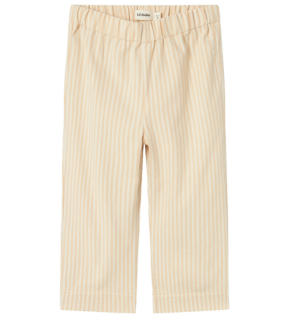 Lil' Atelier Pyjama Set - 2 Parts - NmnSage - Turtledove w. Stri