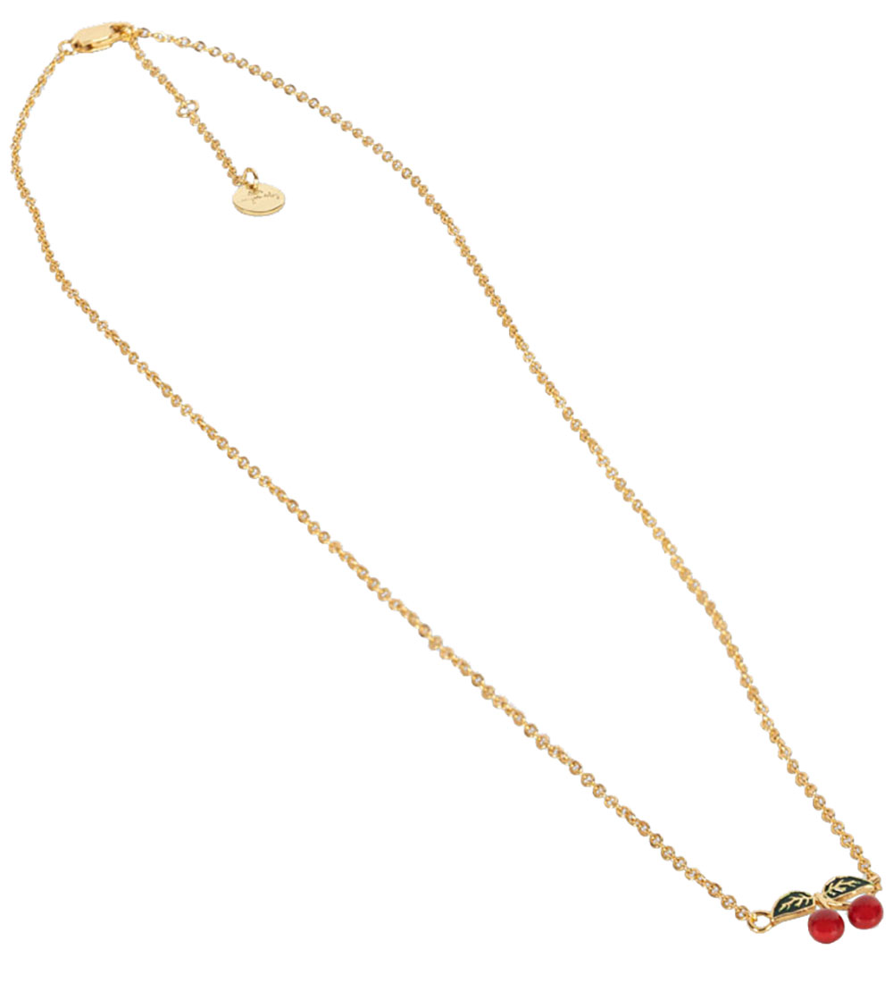 Konges Sløjd Ketting - Beplating - 24 karaat Goud - Cherry