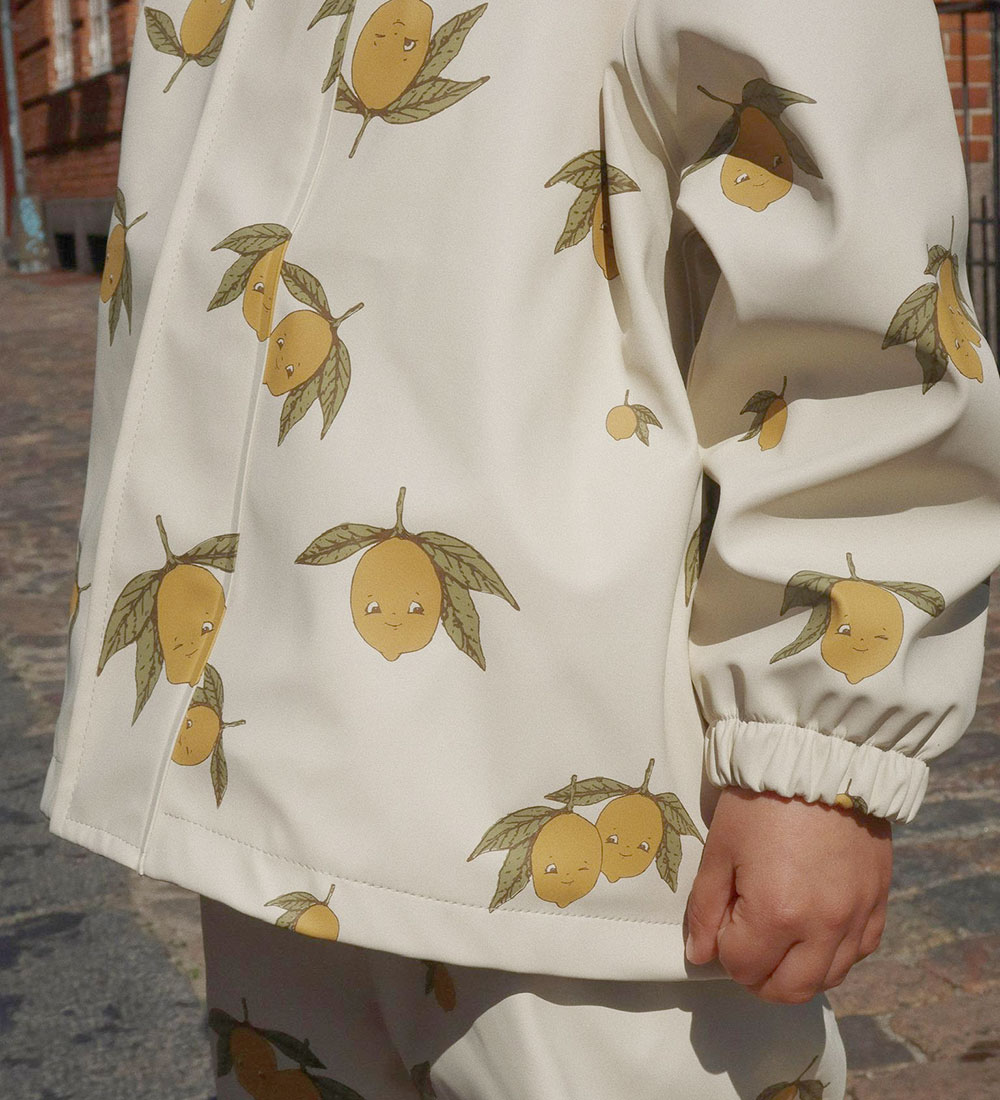 Konges Sløjd Rainwear w. Suspenders - PU - Palm - Sweet Ane So