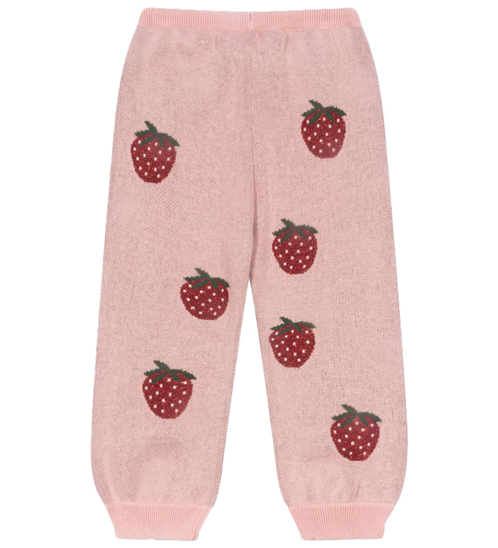 Konges Sløjd Trousers - Knitted - Lapis Lurex - Strawberry