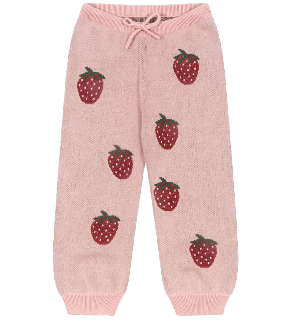 Konges Sløjd Trousers - Knitted - Lapis Lurex - Strawberry