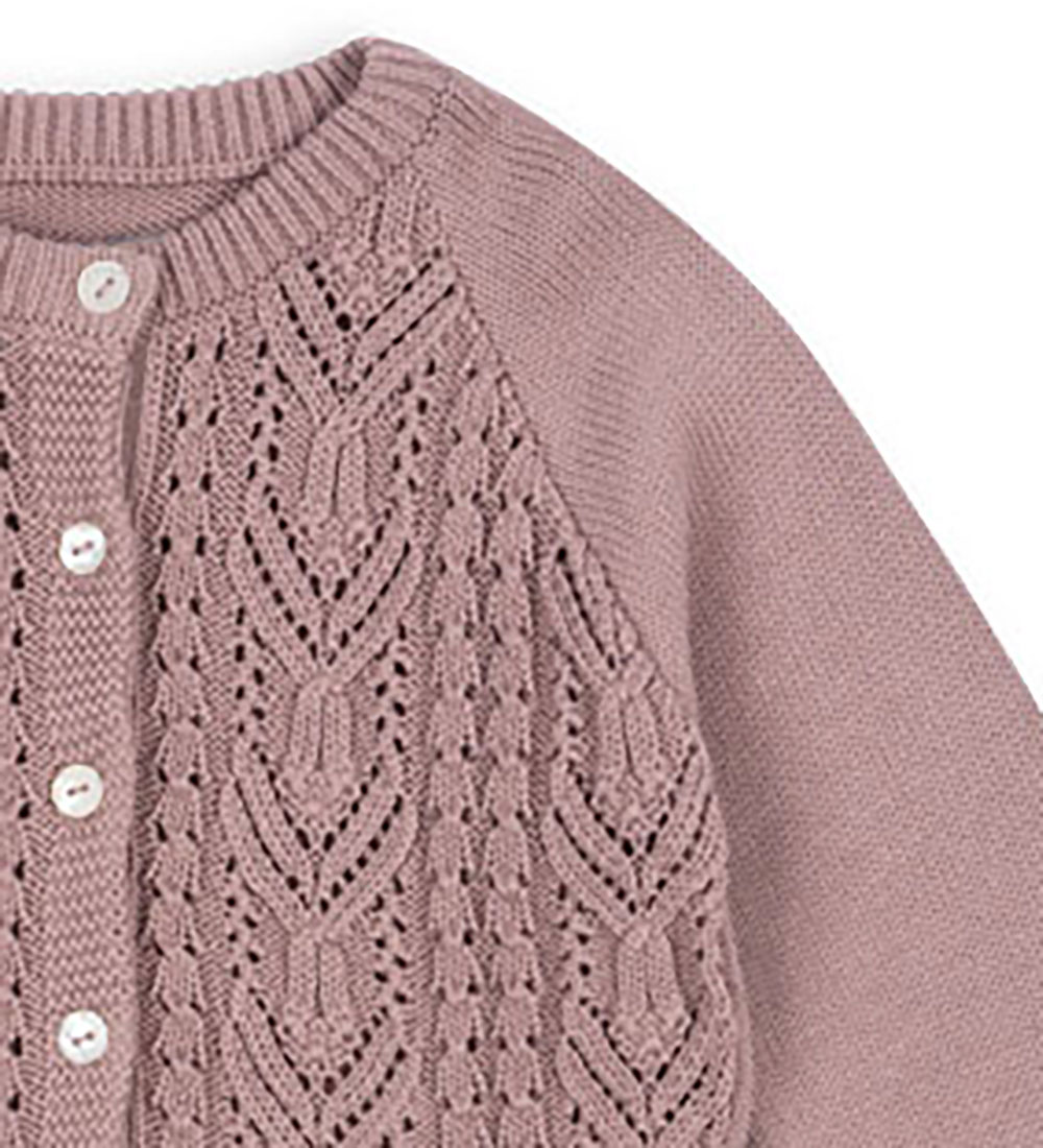 Konges Sløjd Cardigan - Knitted - Cabby Frill - Deauville Mauve