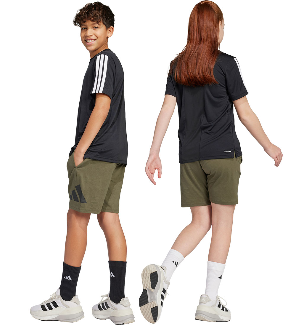 adidas Performance Shorts - J BL KN SH 210 - Olistr/Black