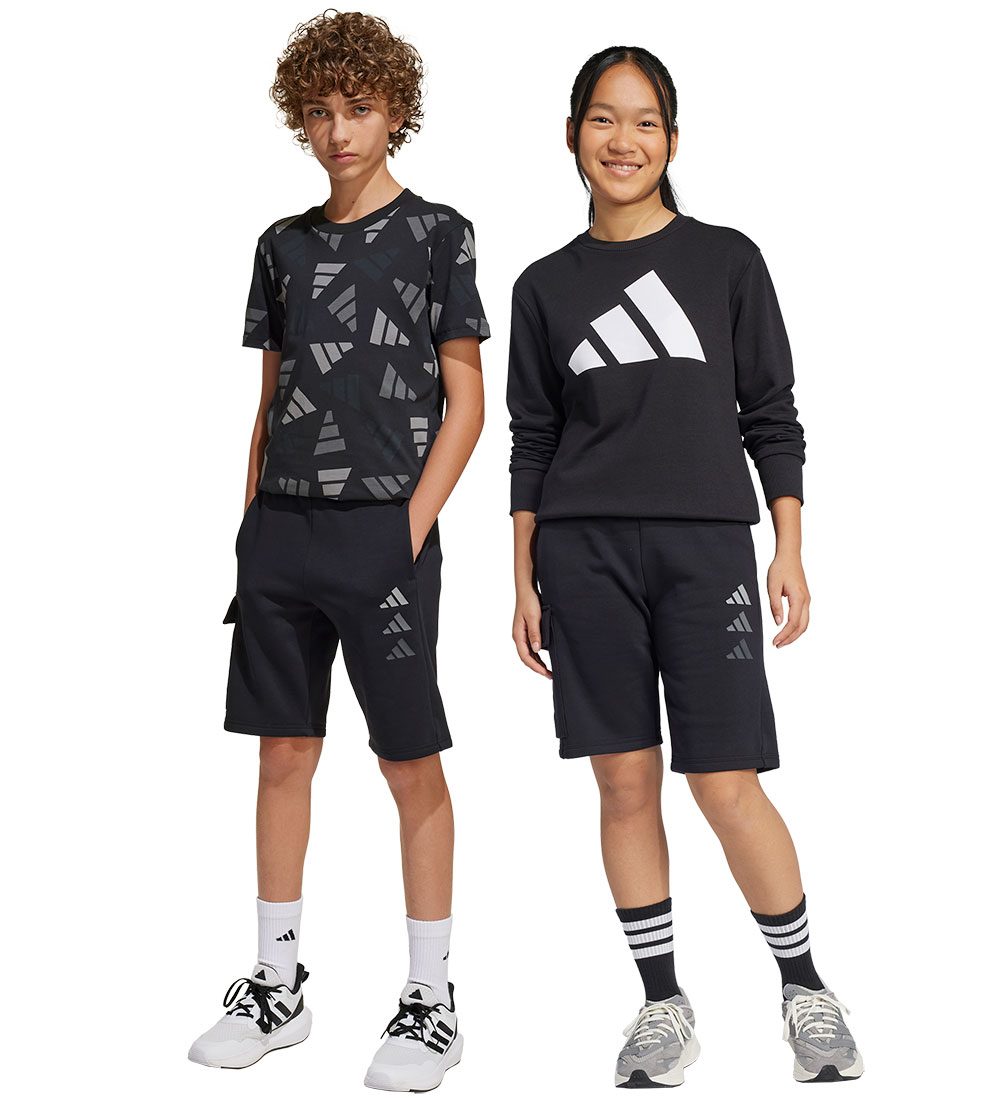adidas Performance Sweatshorts - J CLBRTN SHO - Zwart