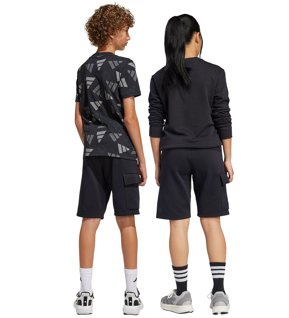adidas Performance Sweatshorts - J CLBRTN SHO - Zwart