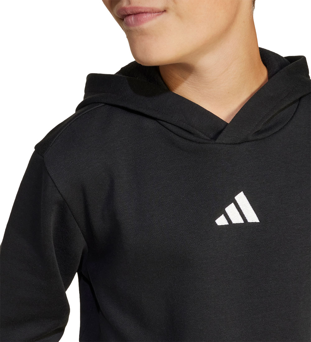 adidas Performance Kapuzenpullover - J S F HD 225 - Schwarz/Weiß