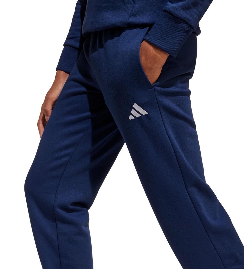 adidas Performance Joggingbuxur - J SL FL PT 225 - Dökkblár/Hvít