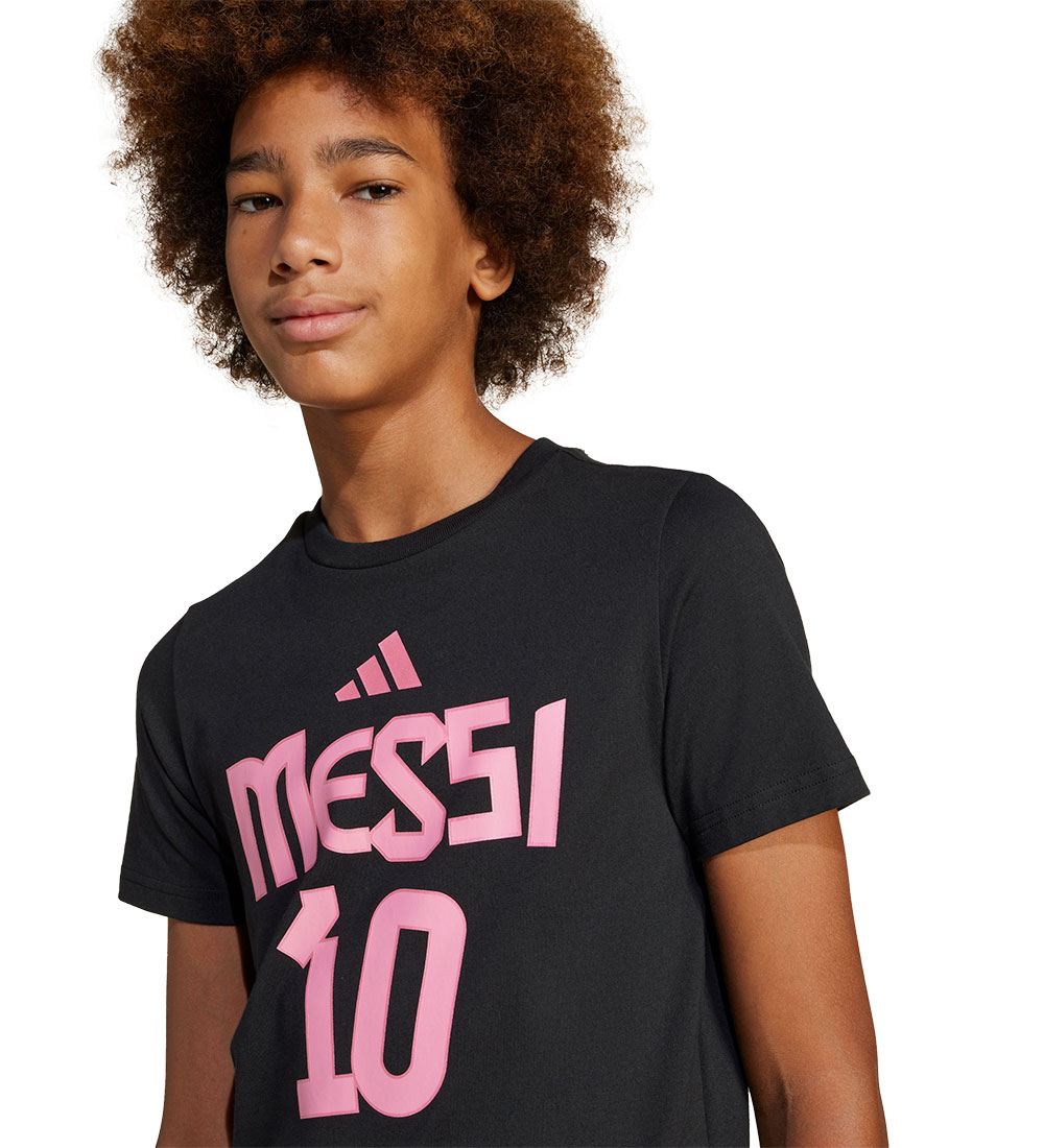 adidas Performance T-shirt - Y Messi N&N G T - Black