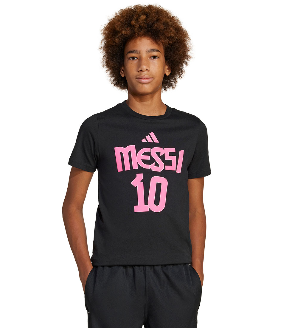 adidas Performance T-shirt - Y Messi N&N G T - Black