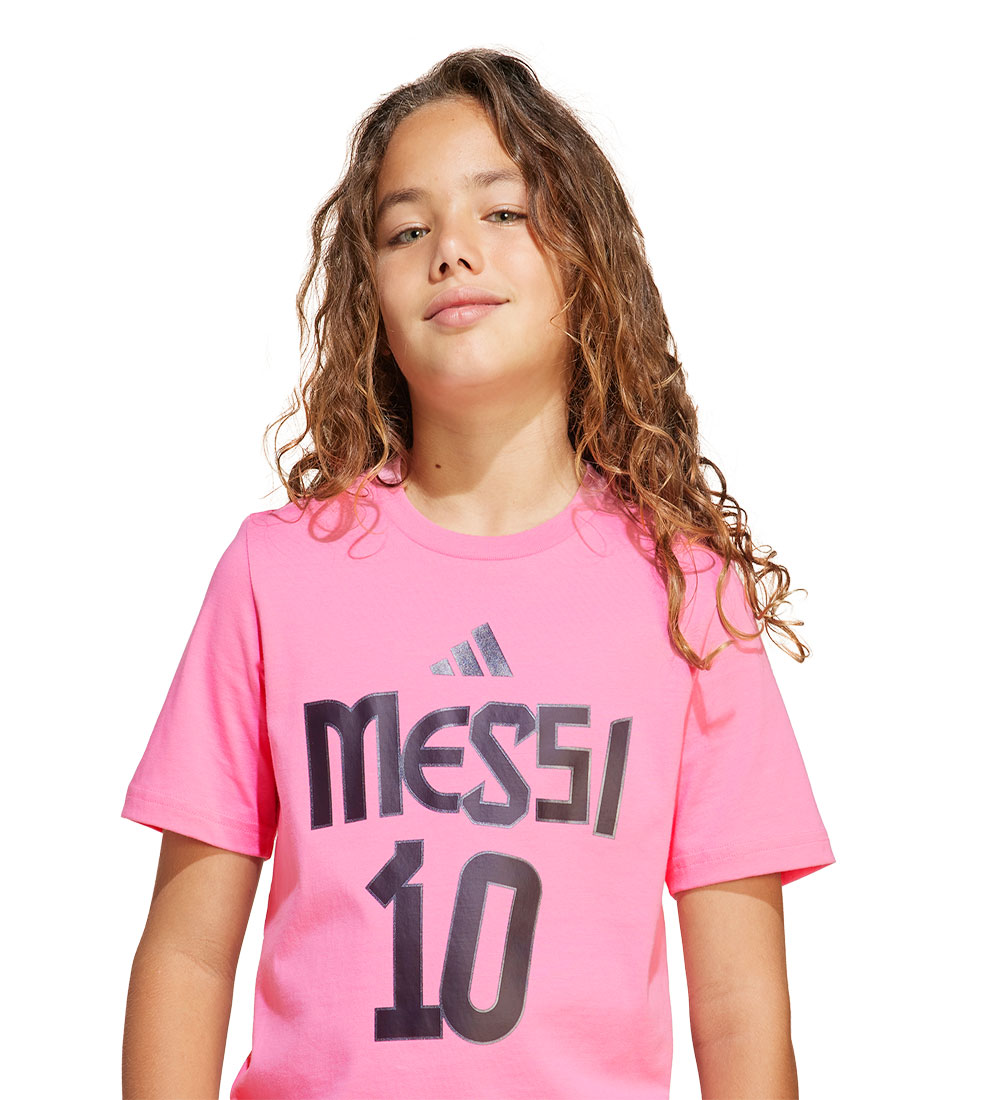 adidas Performance T-shirt - Y Messi N&N G T - Easpink
