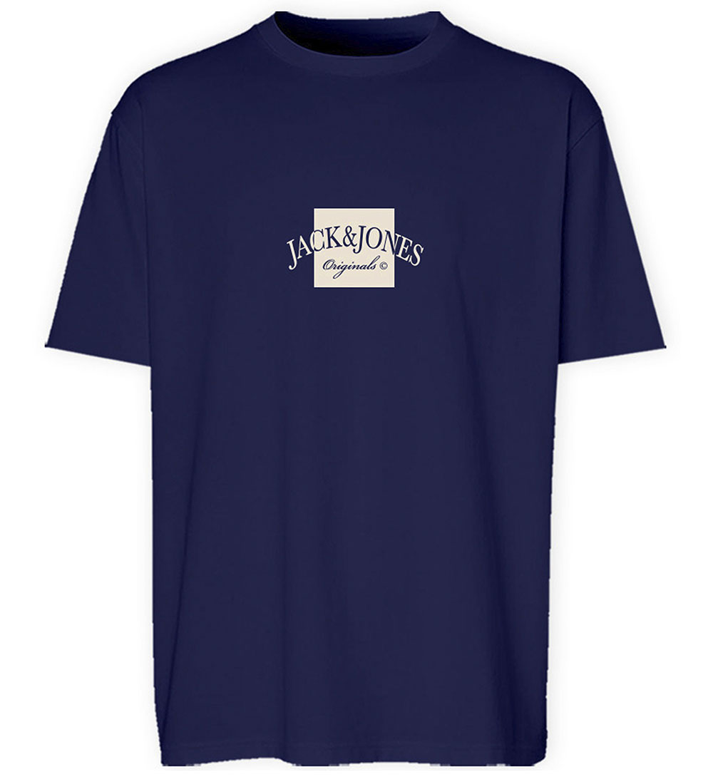 Jack & Jones T-shirt - JorBoston - Ocean Cavern w. Print