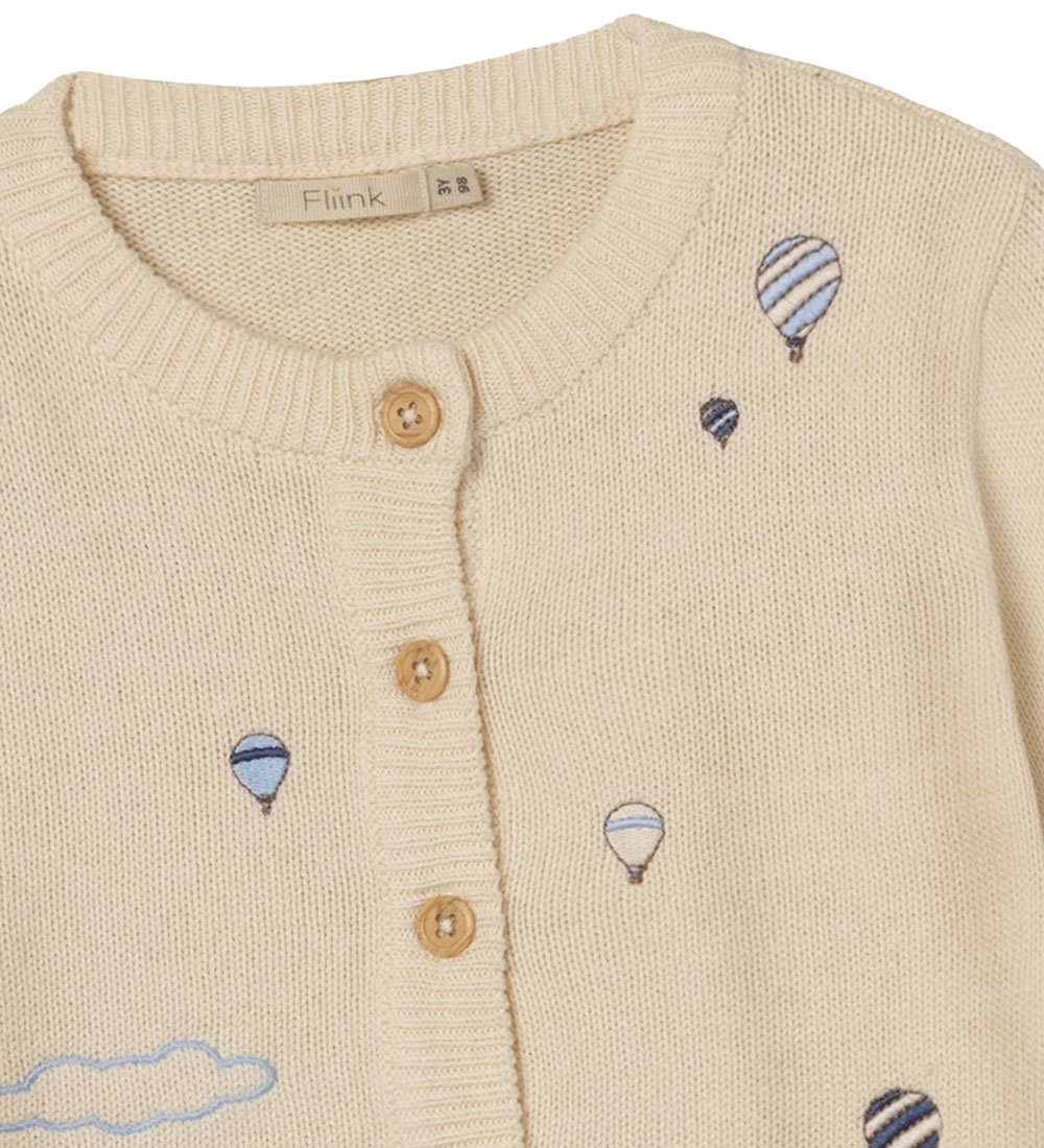 Fliink Cardigan - Knitted - Magic Balloon - Sandshell