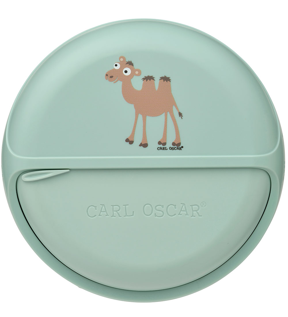 Boîte à Encas Carl Oscar - MiniDisc - 12 cm - Vert av. Chameau