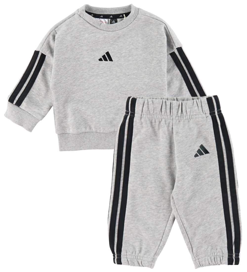 adidas Performance Sweat Set - I 3S Jog 240 - Mgreyh/Clpink