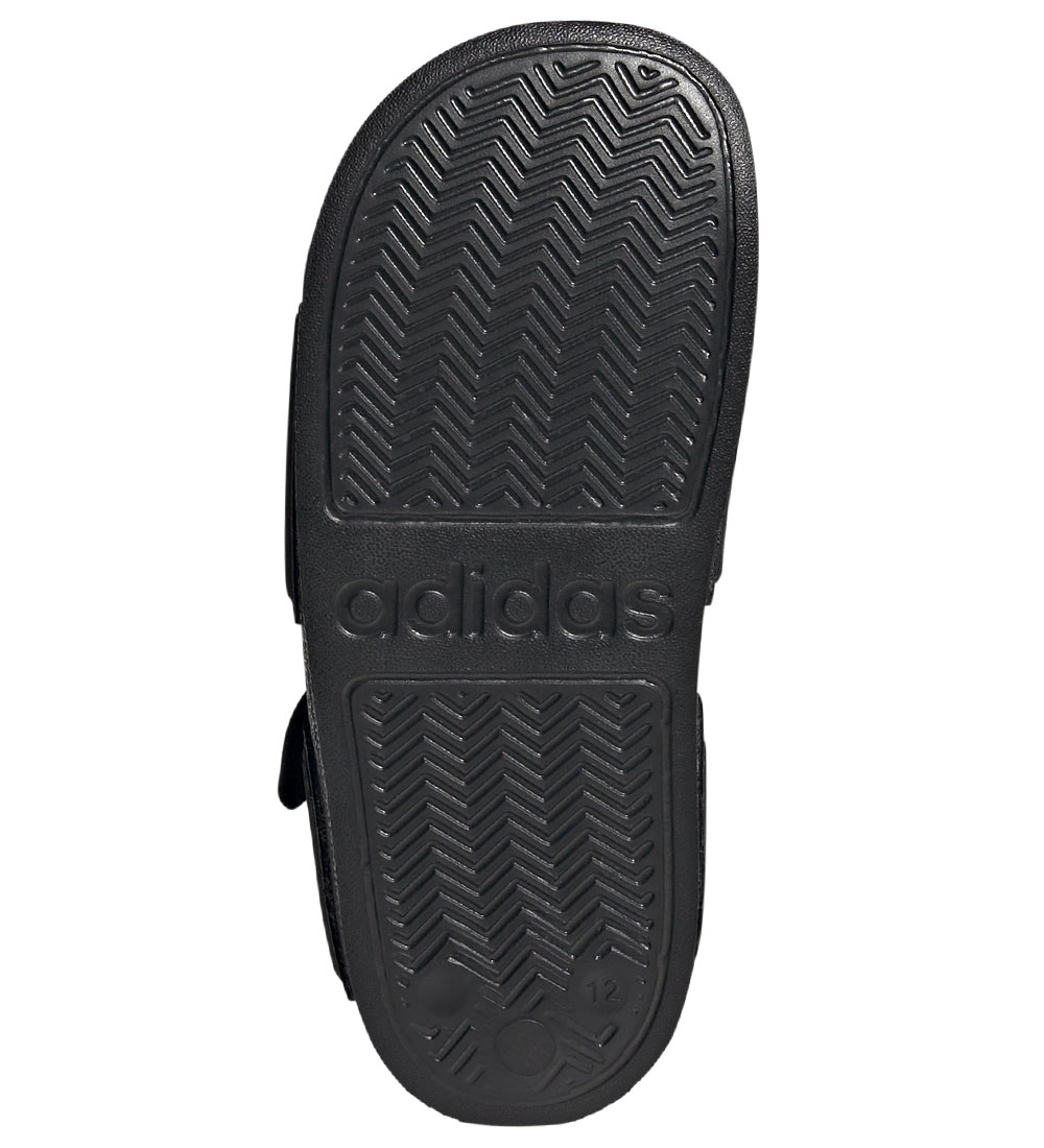 adidas Performance 아쿠아 샌들 - 아딜렛 K - 블랙/핏불/블랙블래
