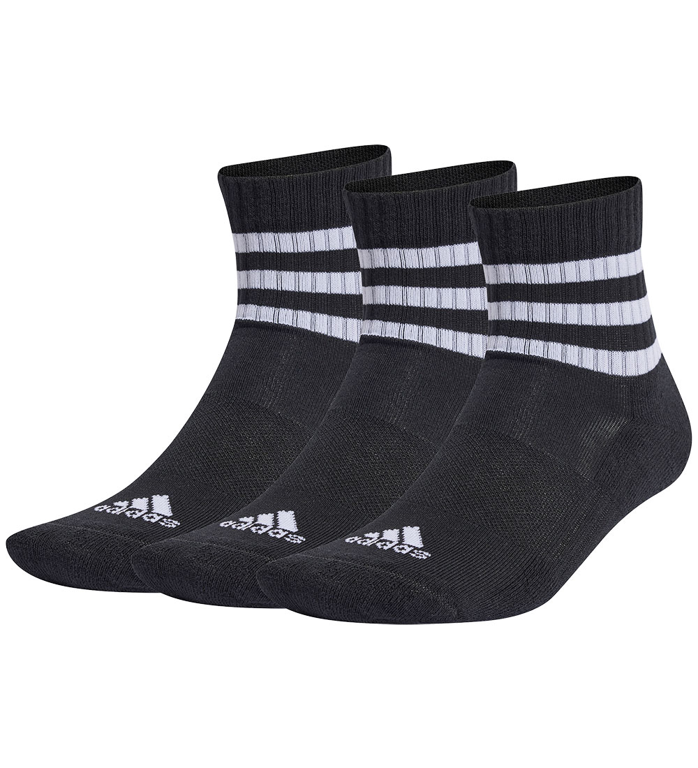 adidas Performance Socks - 3-Pack - 3S C SPW Mid - Black/White