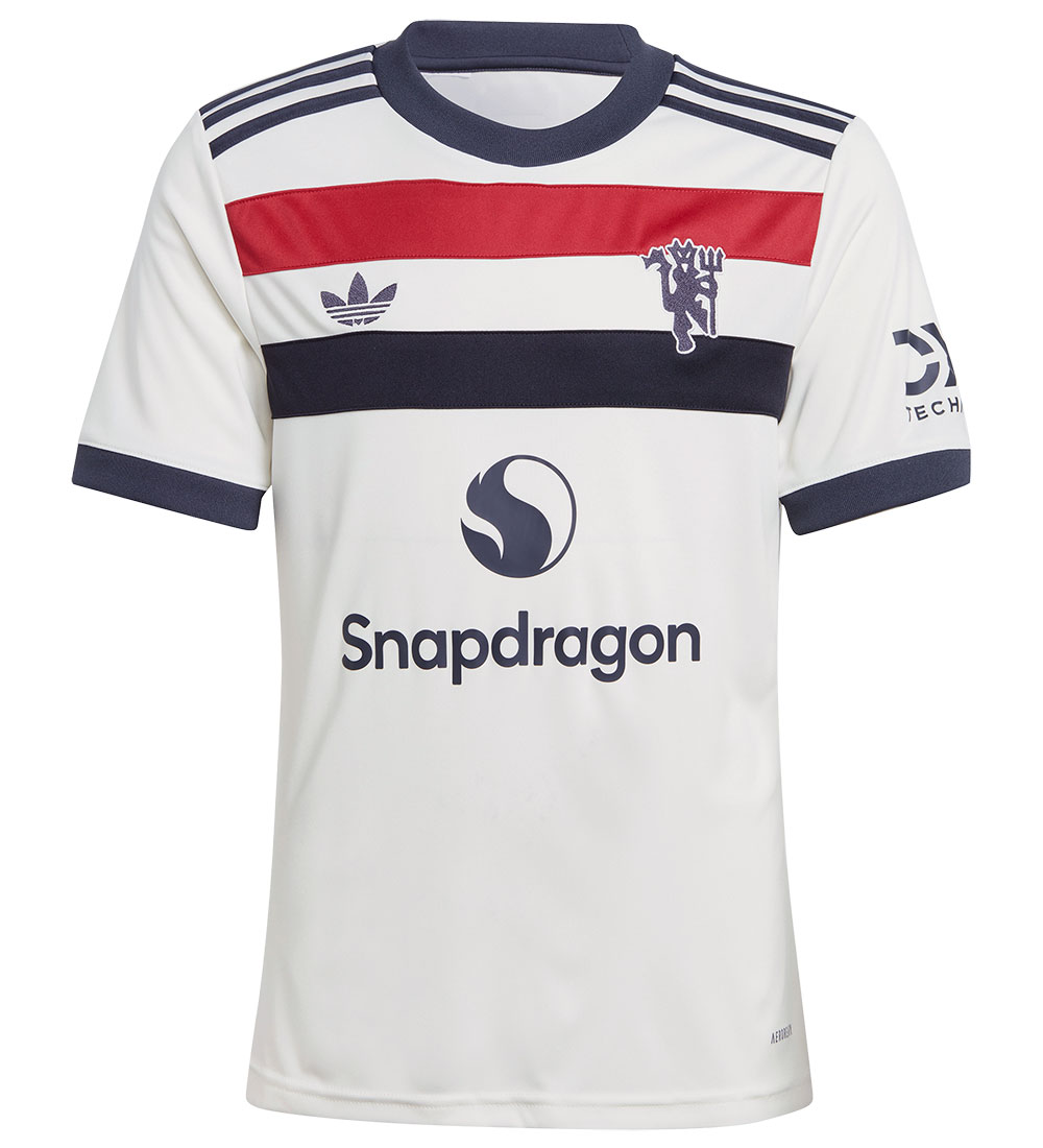adidas Performance Fótboltatreyja - MUFC 3 JSY Y - Offwhite