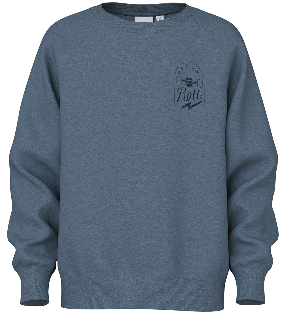 Name It Sweatshirt - NkmVion - China Blue/Rolle