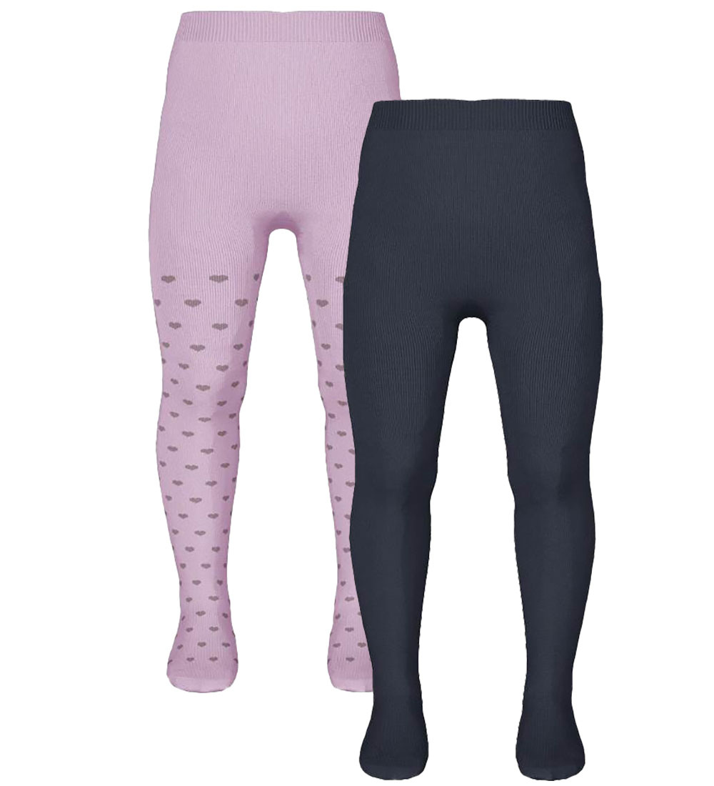 Name It Strumpfhosen - 2er-Pack - NmfVibe - Winsome Orchid/Dark