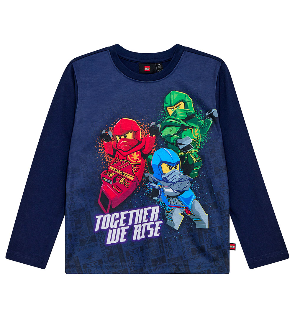 Blouse LEGO® Ninjago - LWTaffy - Dark Marine av. Imprimé
