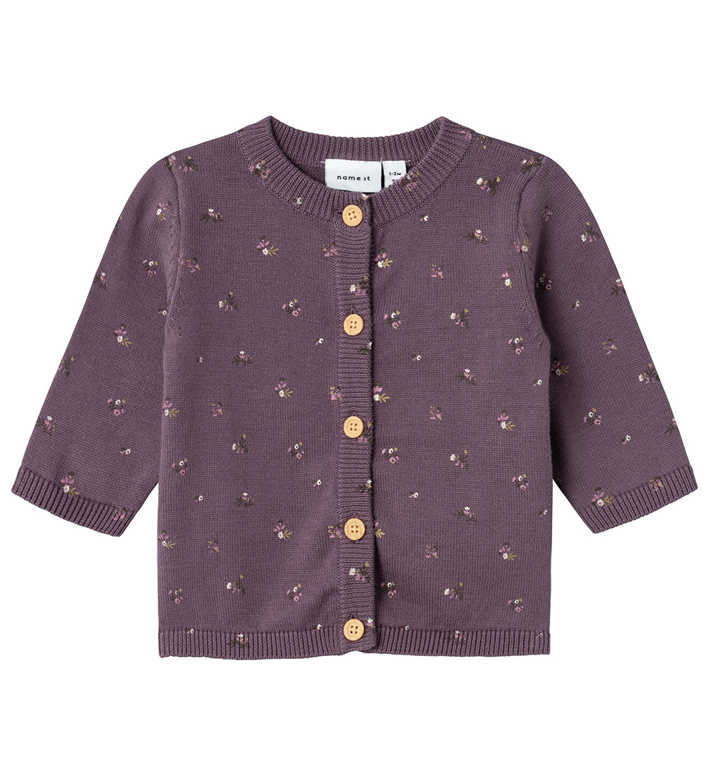 Name It Cardigan - Knitted - NbfOnema - Arctic Dusk w. Knitted