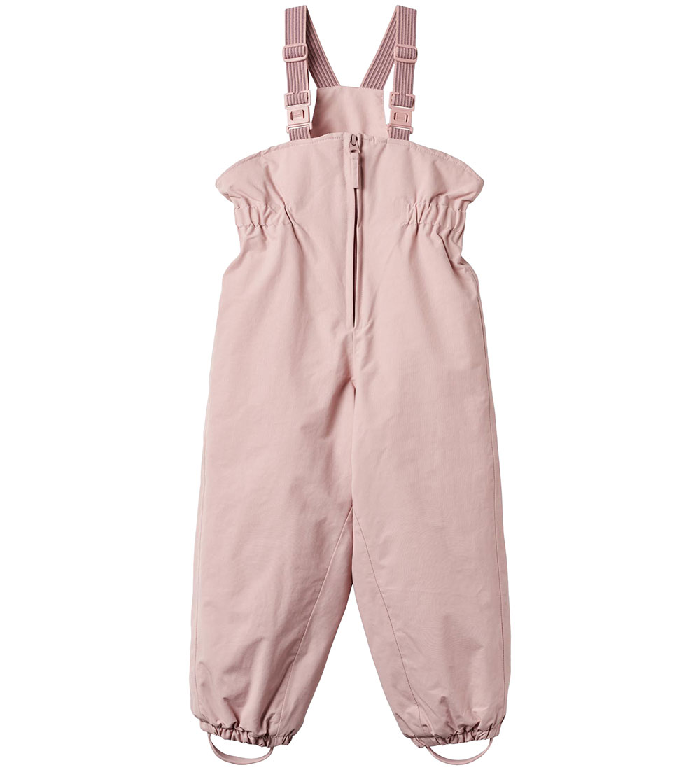 Wheat Ski Pants w. Suspenders - Sole Tech - Rose Frozen