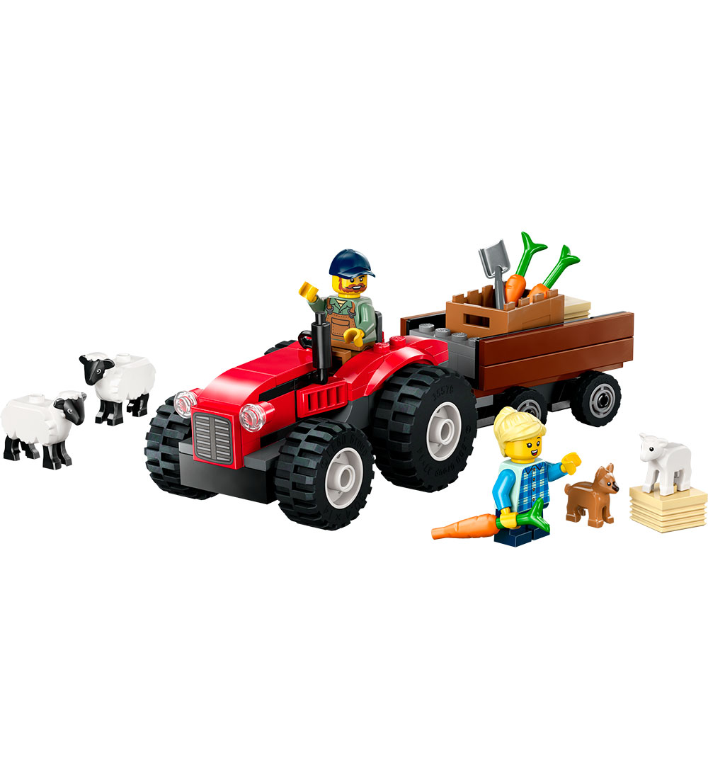 LEGO® City - Red Farm Tractor with Trailer & Sheep 60461 - 116 P
