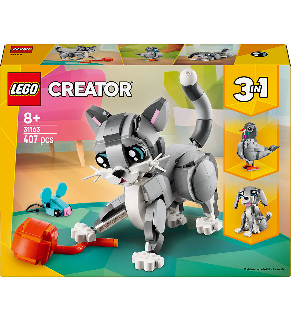 LEGO® Creator - Playful Cat 31163 - 3-in-1 - 407 Partar