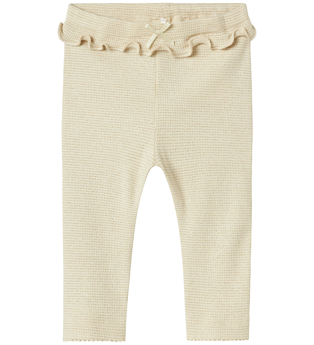 Name It Trousers - NbfBinnie - Summer Sand/Gold