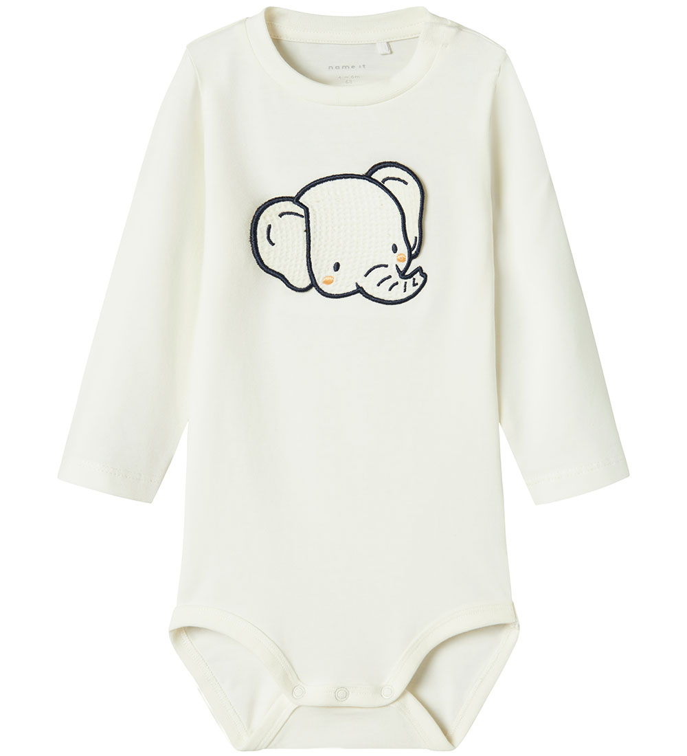 Name It Bodysuit l/s - NbmBrothers - Cloud Dancer