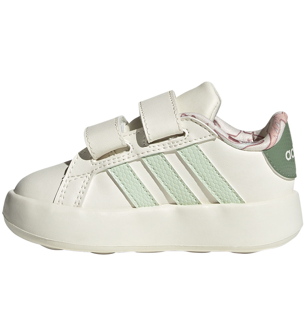 adidas Performance Schoenen - Grand Court Dino CF - Owhite/Lingr