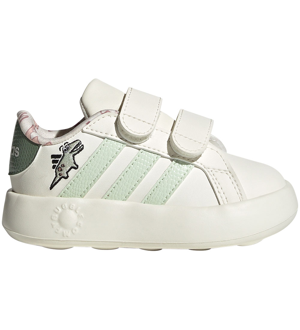 adidas Performance Schoenen - Grand Court Dino CF - Owhite/Lingr