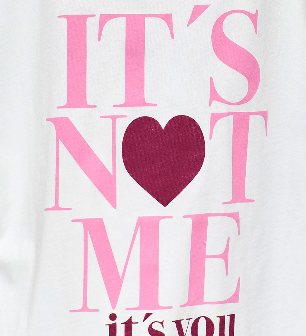 Kids Only T-shirt - KogRosa - Cloud Dancer/You