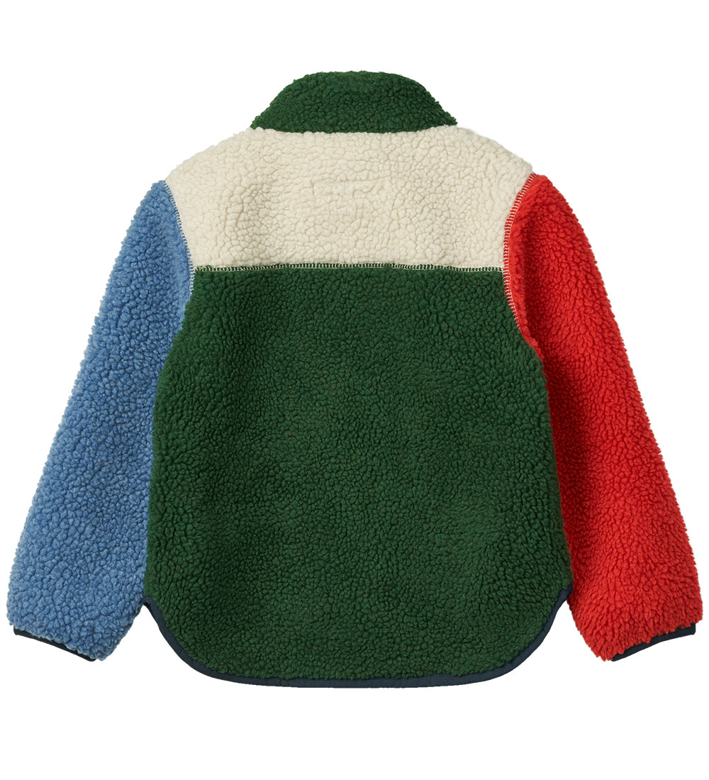 Liewood Fleece Jacket - Noam - Garden Green Multi Mix