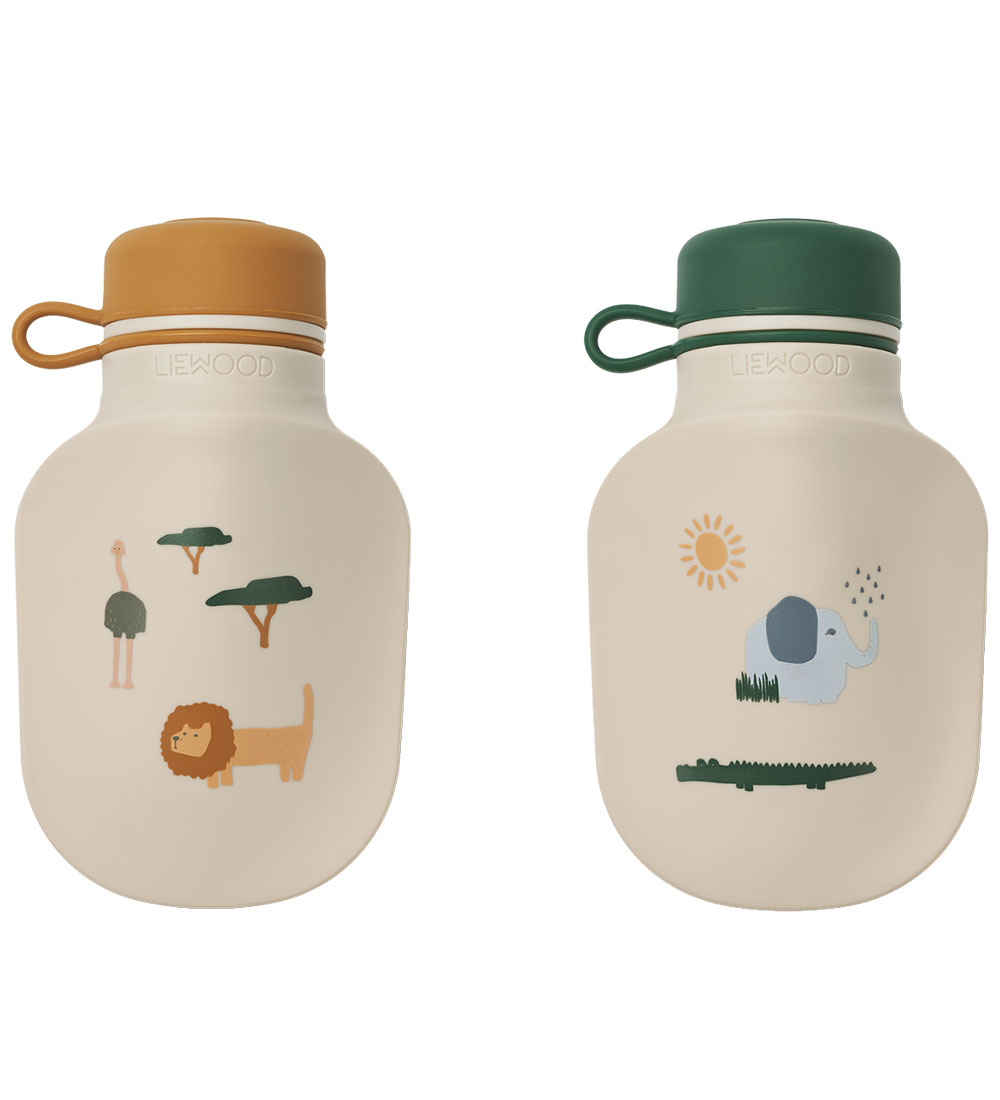 Liewood Smoothie bags - 2-Pack - Lizzie - 150 mL - Safari Sandy