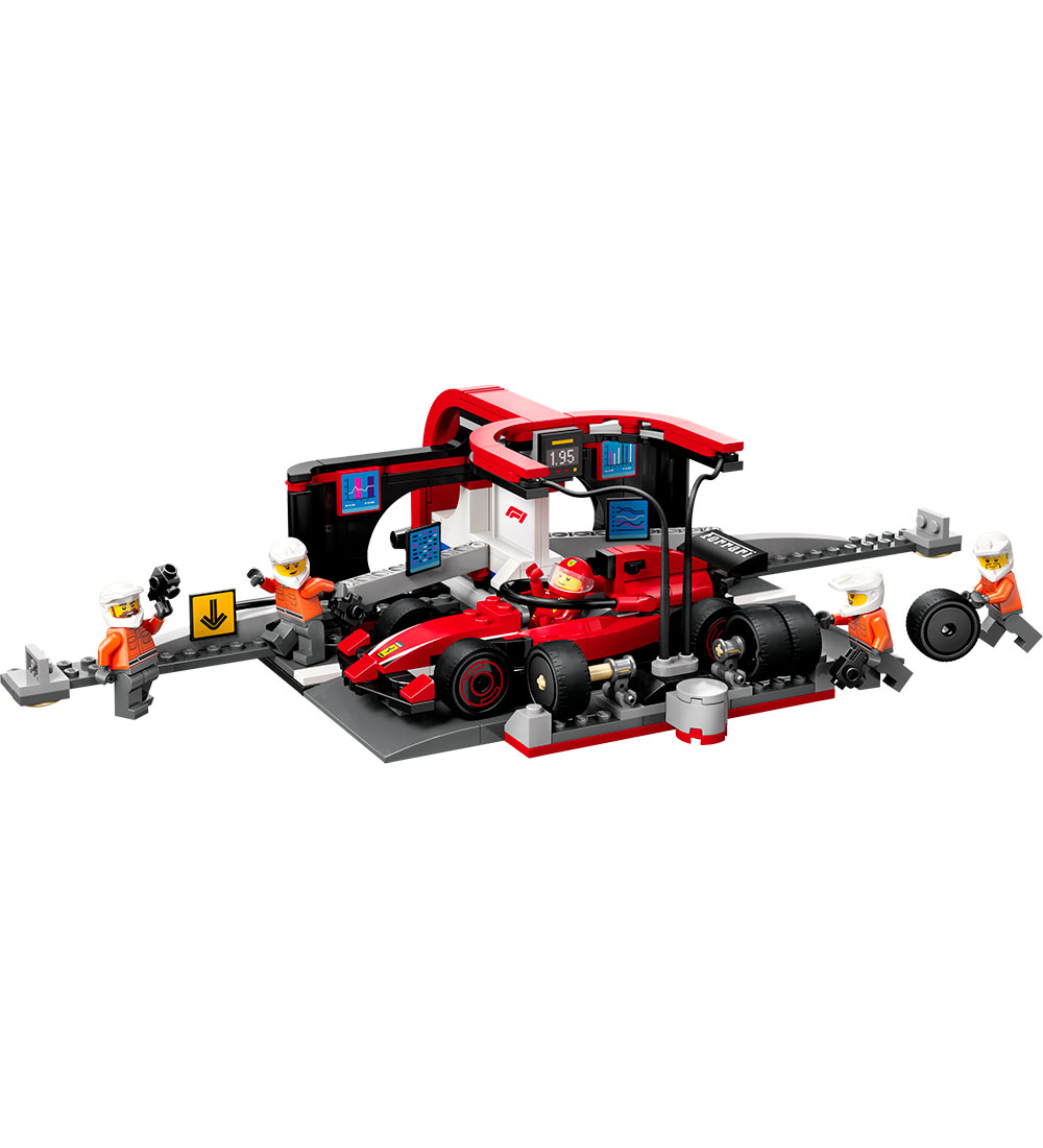 LEGO® City - F1® Pit Stop & Pit Crew with Ferrari Car 60443 - 32