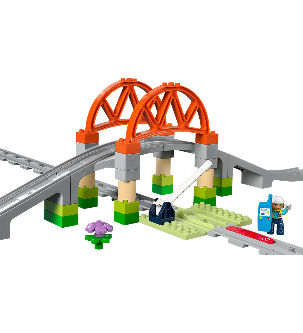 LEGO® DUPLO - Treinbrug en rails uitbreidingsset 10426 - 42 Ond