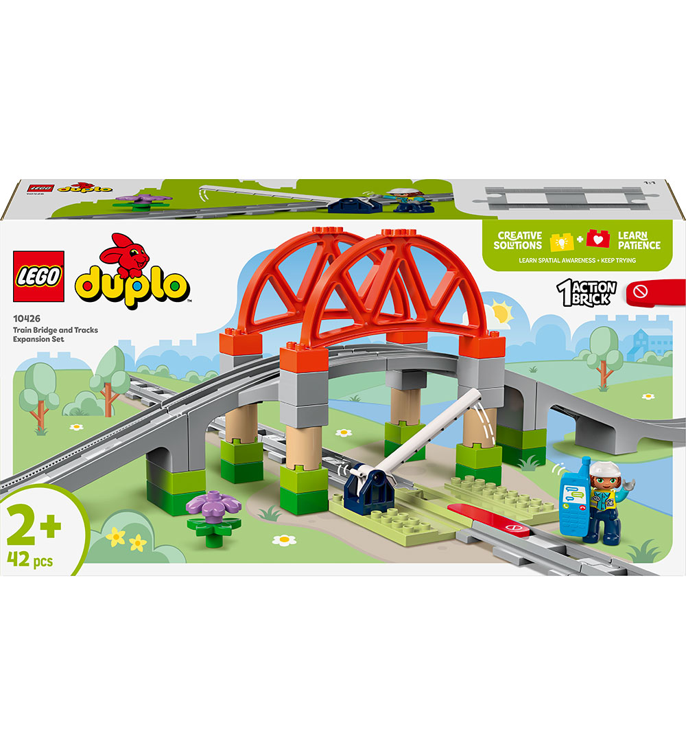 LEGO® DUPLO - Treinbrug en rails uitbreidingsset 10426 - 42 Ond