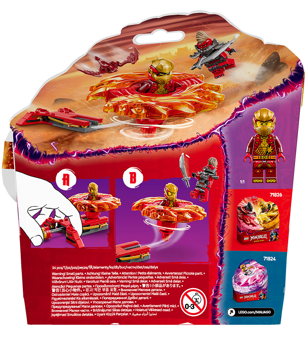 LEGO® Ninjago - La toupie Spinjitzu du dragon de Kai 71823 - 54