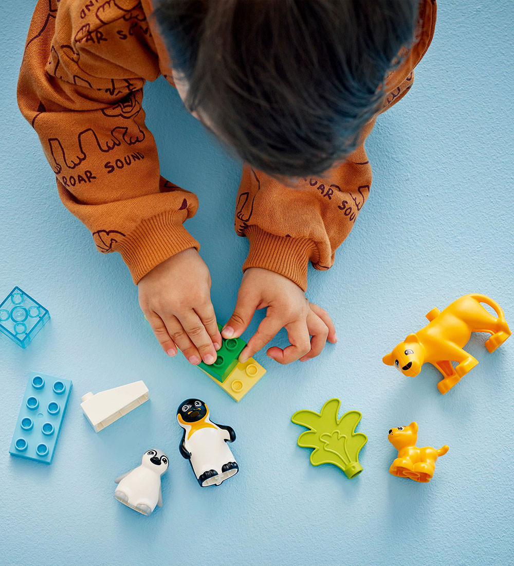 LEGO® DUPLO - Families van wilde dieren: pinguïns en leeuwen 104
